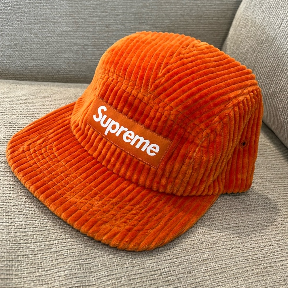 Supreme corduroy camp cap